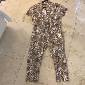 Enza Costa size 0 drawstring jumpsuit/ romper.